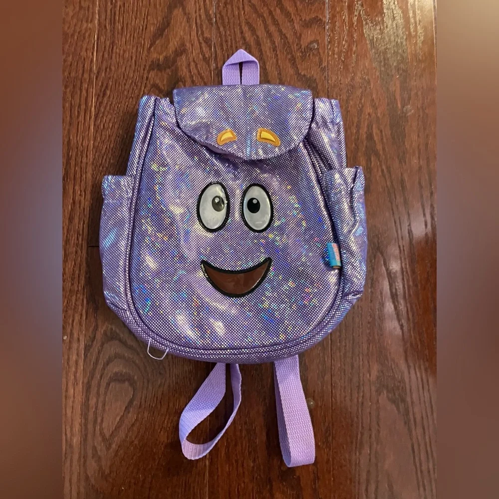 Purple Sparkly Dora the Explorer Backpack